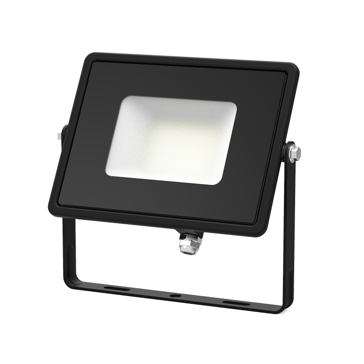 Прожектор (LED) 30Вт 2700лм 6500К IP65 черн. Qplus GAUSS