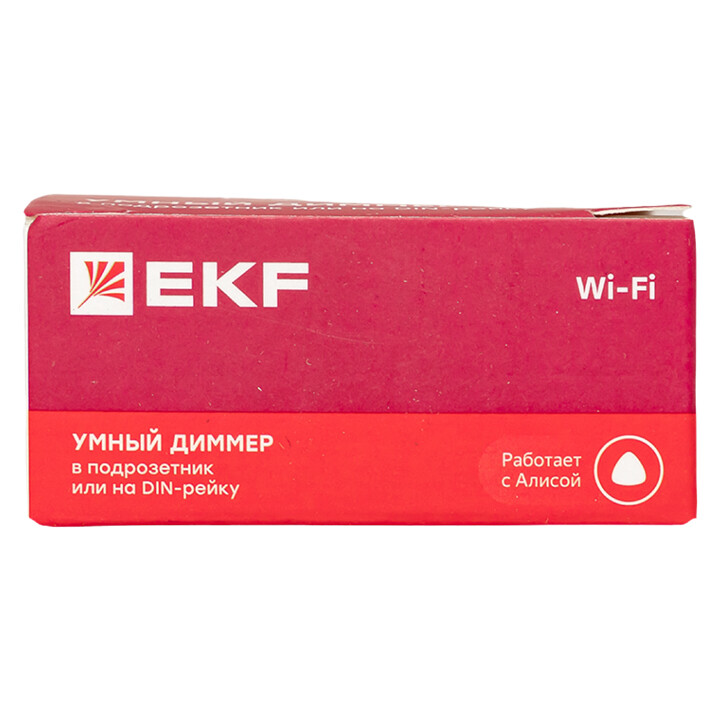 Диммер (мех-м) встр. в уст. коробку, умный Wi-Fi  2х100Вт 2-канал. EKF Connect
