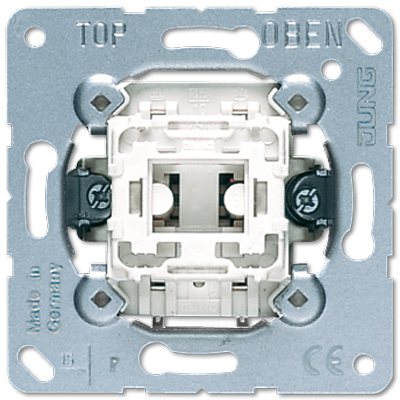 Выключатель 1-клавишный кнопочный 10A JUNG