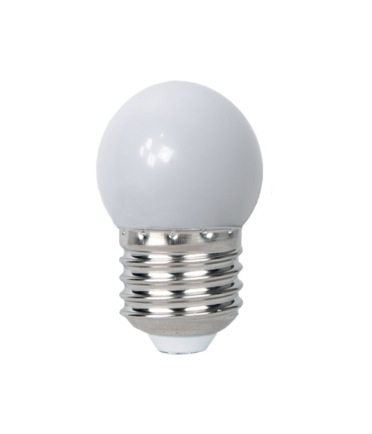 Лампа светодиод. (LED) для белт лайт Шар E27 1Вт 80лм 4500К 230В белая PLED Jazzway
