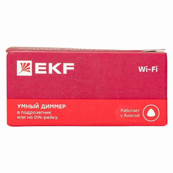 Диммер Wi-Fi (мех-м) встр. в уст. коробку 2х100Вт 2-канал. EKF Connect