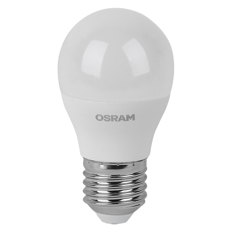 Лампа светодиод. (LED) Шар Е27 10Вт 800лм 4000К 230В матов. Black Osram
