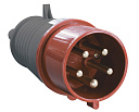 Вилка 3P+N+E  32A IP44 IEK-Вилки силовые переносные (кабельные) - купить по низкой цене в интернет-магазине, характеристики, отзывы | АВС-электро