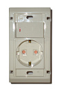 Розетка 1-я с/з + выключатель 1кл. с подсвет. Zunis-Электроустановочные изделия (ЭУИ) - купить по низкой цене в интернет-магазине, характеристики, отзывы | АВС-электро