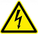 Знак пластик "Опасность поражения электрическим током" (Молния) W08 (100х100мм.) EKF PROxima-Наклейки и информационные таблички - купить по низкой цене в интернет-магазине, характеристики, отзывы | АВС-электро