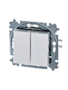 Выключатель 2-кл. белый / ледяной LEVIT-Электроустановочные изделия (ЭУИ) - купить по низкой цене в интернет-магазине, характеристики, отзывы | АВС-электро