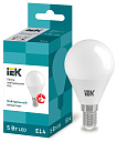 Лампа светодиод. (LED) Шар Е14  5Вт 450лм 4000К 230В матов. IEK-Лампы светодиодные - купить по низкой цене в интернет-магазине, характеристики, отзывы | АВС-электро
