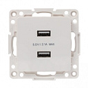 Розетка USB 2-я 2,1А белый EKF PROxima Стокгольм-USB-розетки (зарядные устройства) - купить по низкой цене в интернет-магазине, характеристики, отзывы | АВС-электро