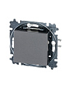 Выключатель 1-кл. сталь / дымчатый чёрный LEVIT-Выключатели, переключатели - купить по низкой цене в интернет-магазине, характеристики, отзывы | АВС-электро