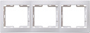 Рамка 3-мест. гориз. белая РГ-3-КБ КВАРТА ИЭК-Рамки для ЭУИ - купить по низкой цене в интернет-магазине, характеристики, отзывы | АВС-электро