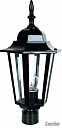Светильник уличный на трубу Е27 IP43 алюм черный Camelion-Светотехника - купить по низкой цене в интернет-магазине, характеристики, отзывы | АВС-электро
