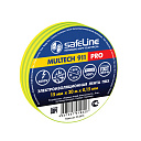 Изолента ПВХ 15мм х 20м желто-зеленая Safeline-Ленты изоляционные (изолента) - купить по низкой цене в интернет-магазине, характеристики, отзывы | АВС-электро