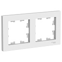 Рамка 2-пост. белый  ATLAS DESIGN-Рамки для ЭУИ - купить по низкой цене в интернет-магазине, характеристики, отзывы | АВС-электро