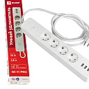 Умный удлинитель EKF HomeConnect PRO Wi-Fi c USB-Удлинители бытовые - купить по низкой цене в интернет-магазине, характеристики, отзывы | АВС-электро