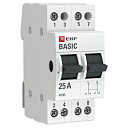 Трехпозиционный переключатель 2P 25А EKF Basic-Модульные выключатели нагрузки - купить по низкой цене в интернет-магазине, характеристики, отзывы | АВС-электро
