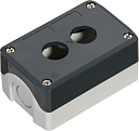 Кнопочный пост SALD02, 2 отверстия, серый-Корпуса для светосигнальной арматуры - купить по низкой цене в интернет-магазине, характеристики, отзывы | АВС-электро