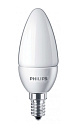 Лампа светодиод. (LED) Свеча Е14  5Вт 500лм 4000К 230В матов. Philips-