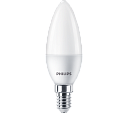 Лампа светодиод. (LED) Свеча Е14  6.5Вт 620лм 2700К 230В матов. Philips-Лампы светодиодные - купить по низкой цене в интернет-магазине, характеристики, отзывы | АВС-электро