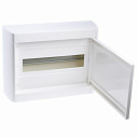 Nedbox  Щиток навесной 1х12м белая  дверь-Корпуса щитов и шкафов - купить по низкой цене в интернет-магазине, характеристики, отзывы | АВС-электро