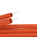 Труба ПНД с протяжкой гибкая легкая 20 мм оранжевая ДКС-Трубы пластиковые гофрированные - купить по низкой цене в интернет-магазине, характеристики, отзывы | АВС-электро